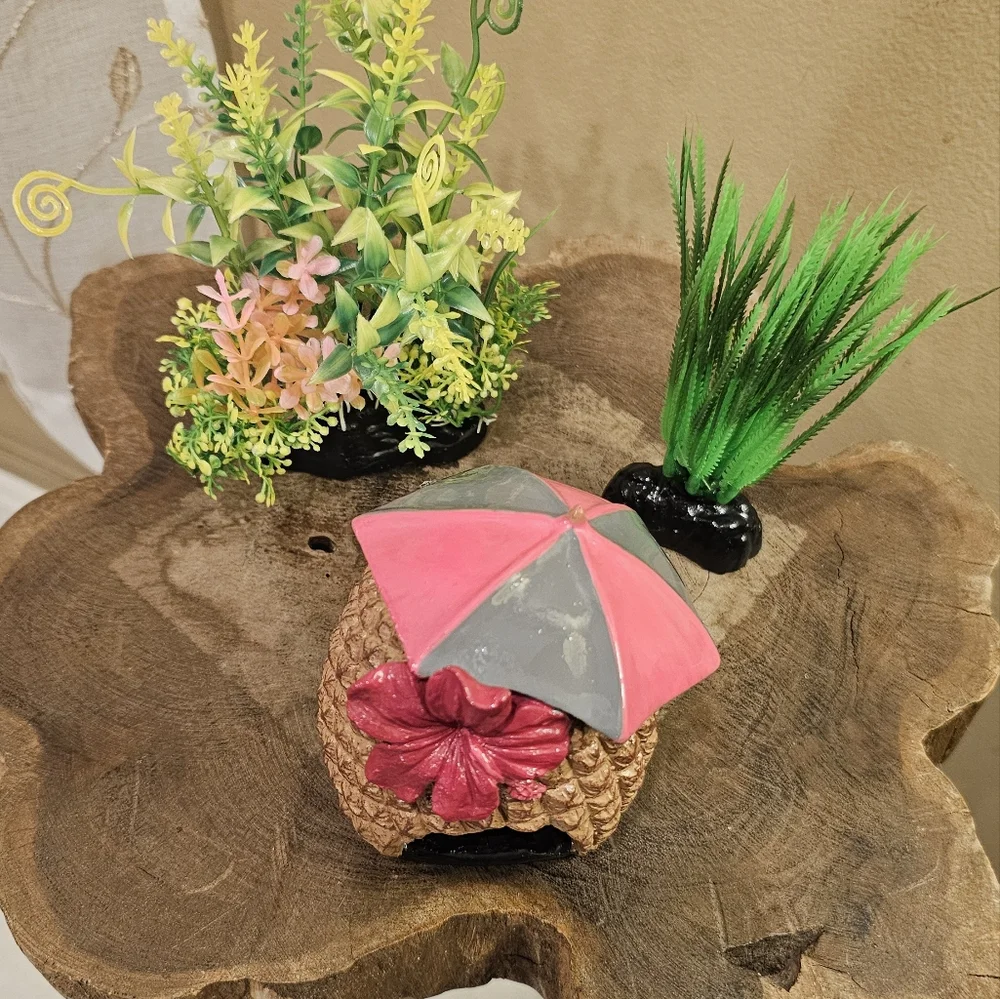 Top Fin Fish Decor Bundle Green Pink